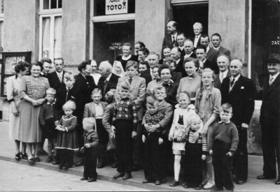 Familie Johann Heinrich Dartmann, ca. 1955 in Salzbergen